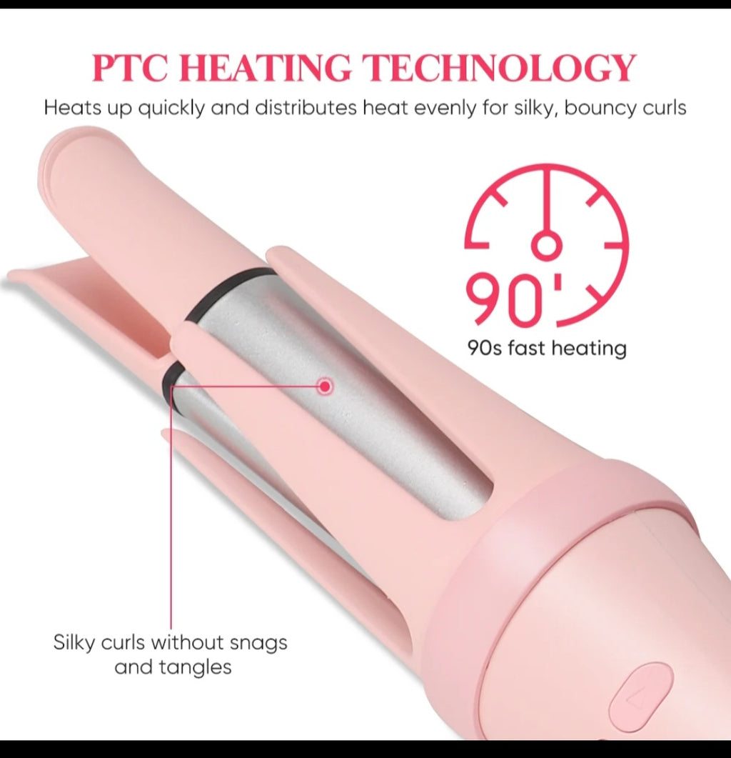 360 Rotating Head Curling Iron