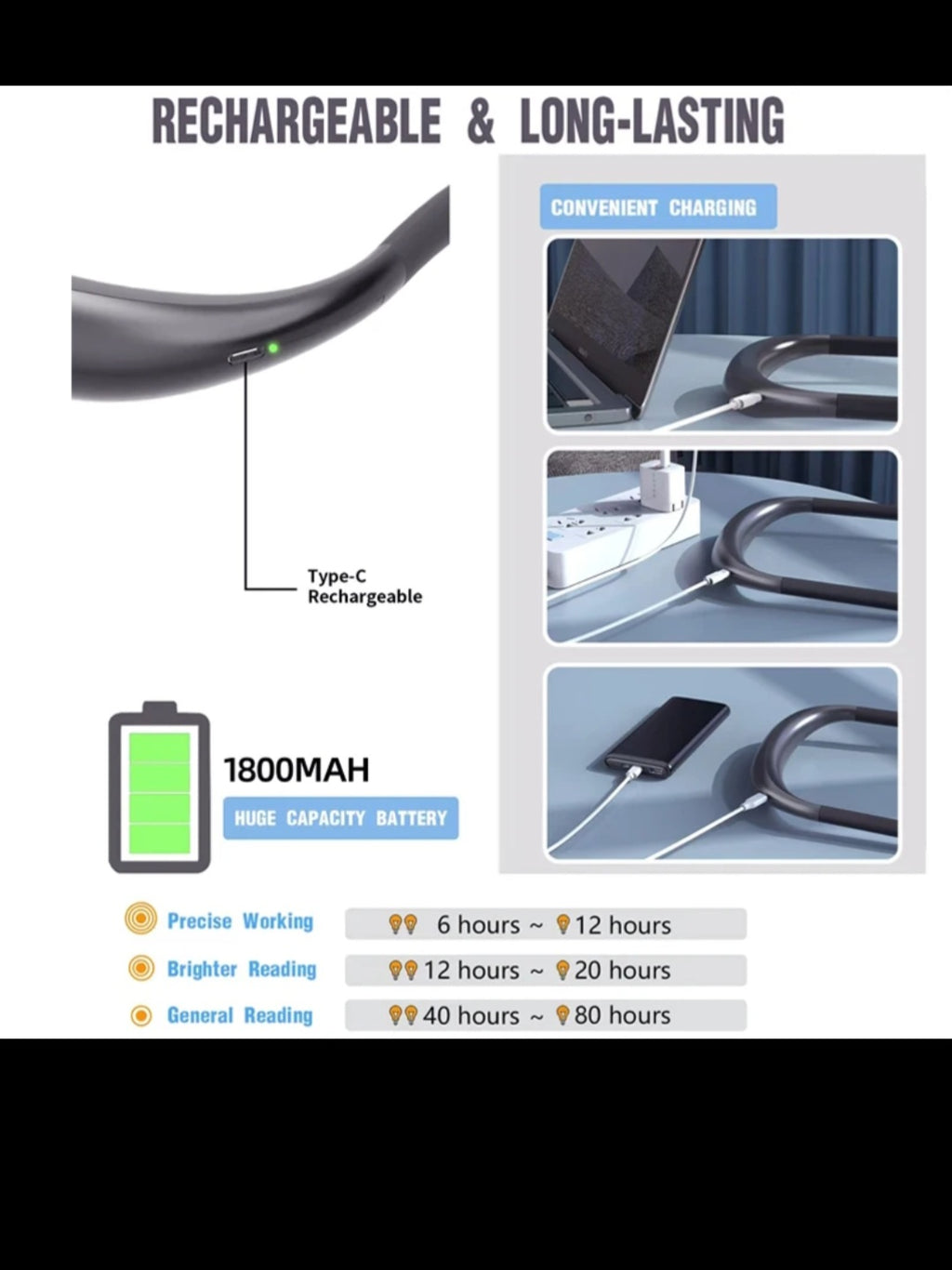 Rechargeable Neck Book