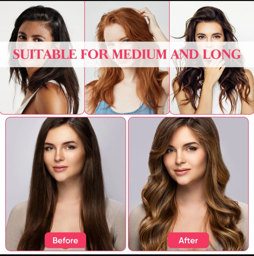 360 Rotating Head Curling Iron