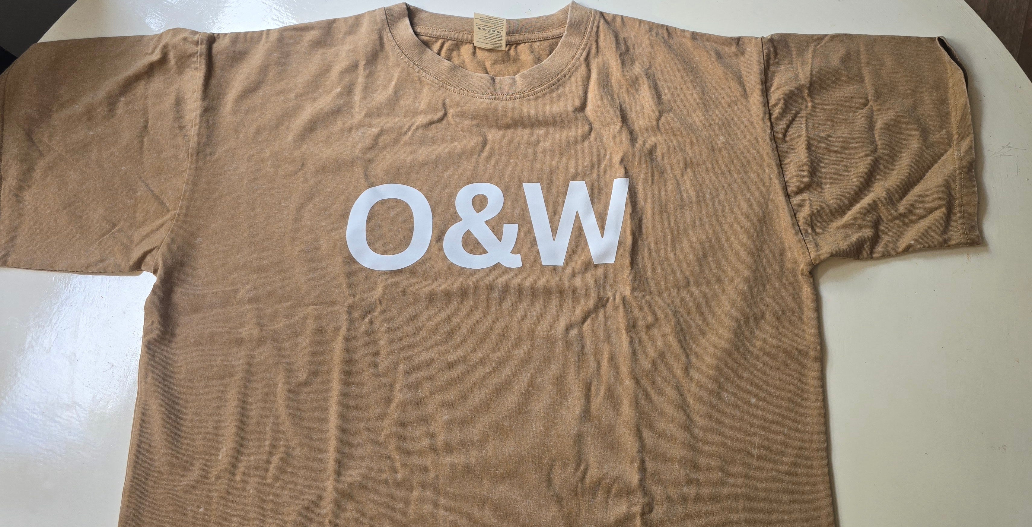 Customize LOGO Top Quality Cotton Acid Wash T-shirt