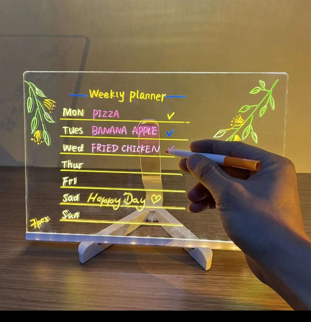 LED Message Board with 7 Color Pen/Standard luminous