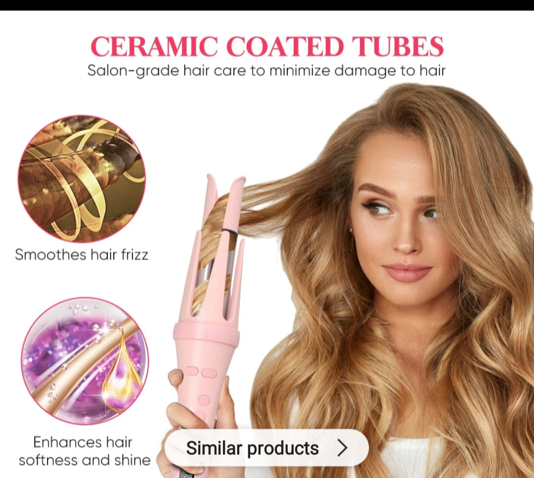 360 Rotating Head Curling Iron