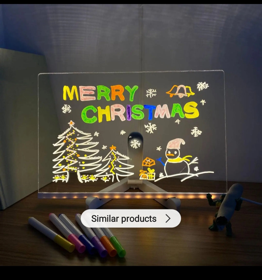 LED Message Board with 7 Color Pen/Standard luminous