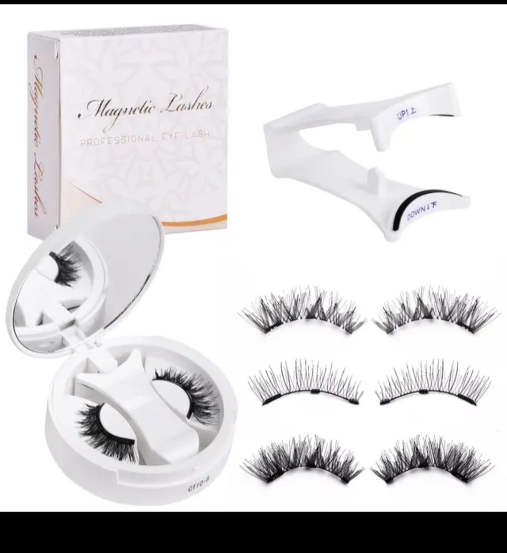 Magnets Magnetic Eyelashes Kit with Applicator Natural Look False Lashes