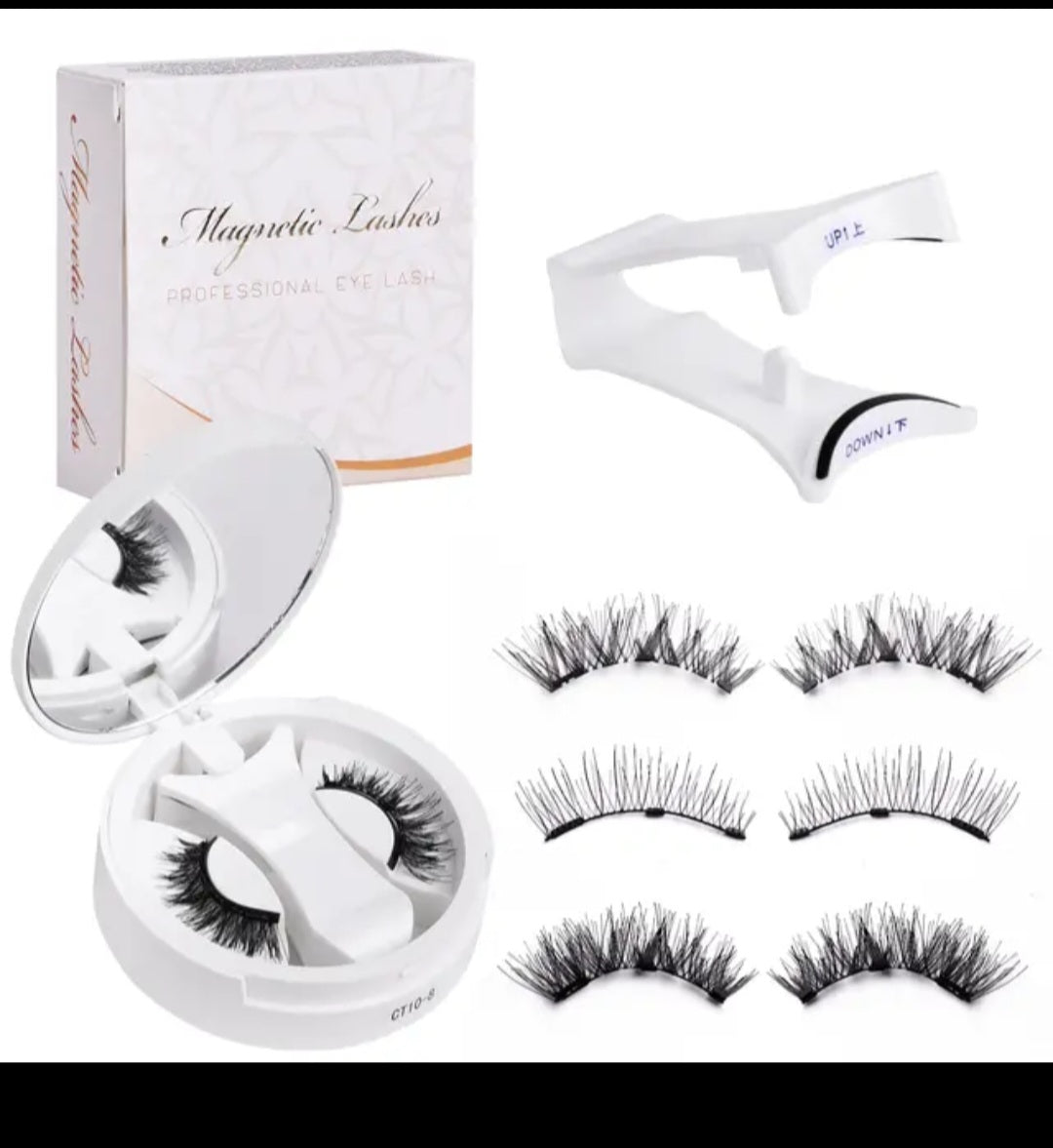 Magnets Magnetic Eyelashes Kit with Applicator Natural Look False Lashes