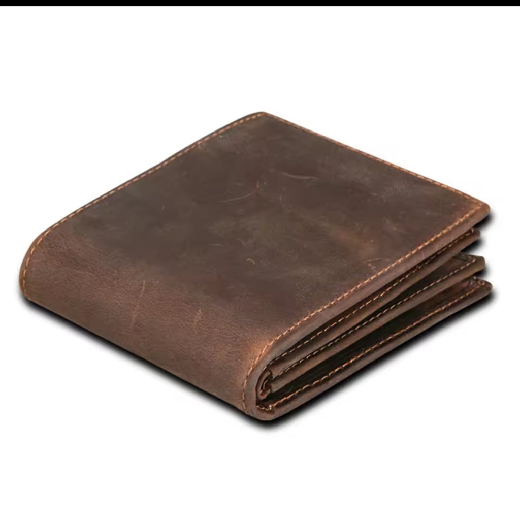 Men's Oil Wax Skin Wallet