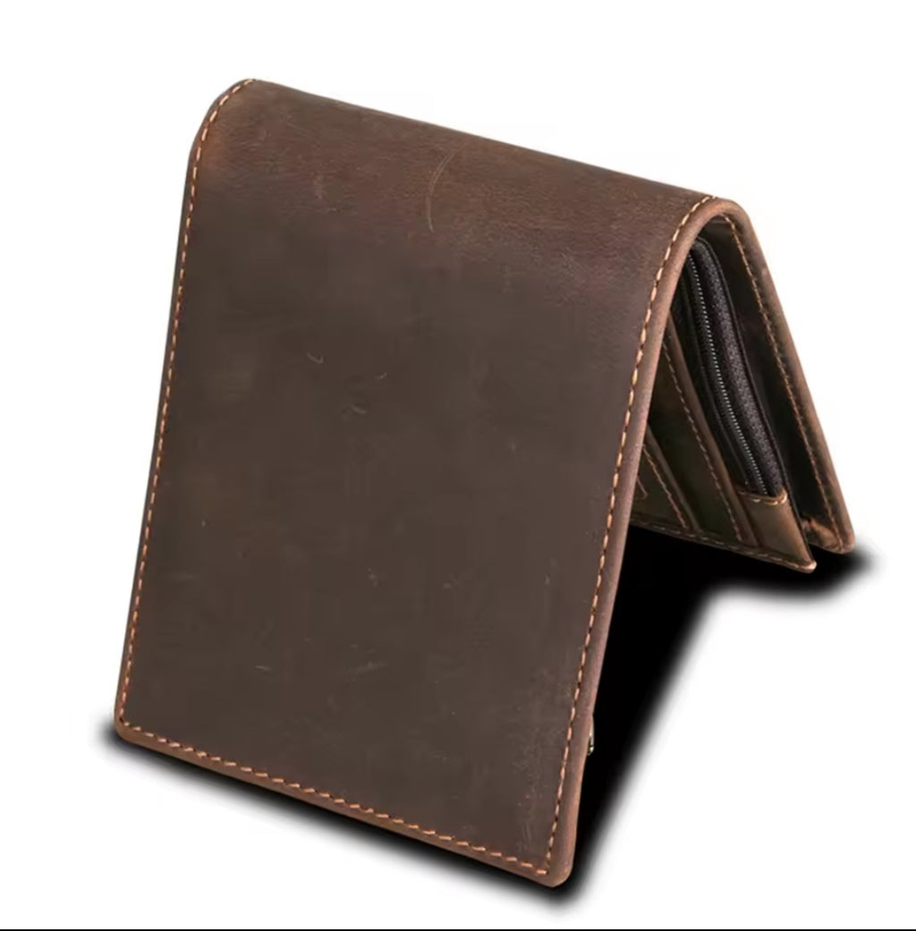 Men's Oil Wax Skin Wallet